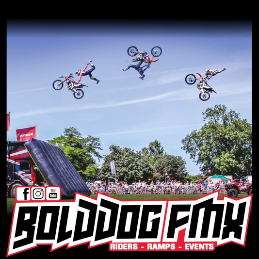 Bolddog FMX team performing stunts